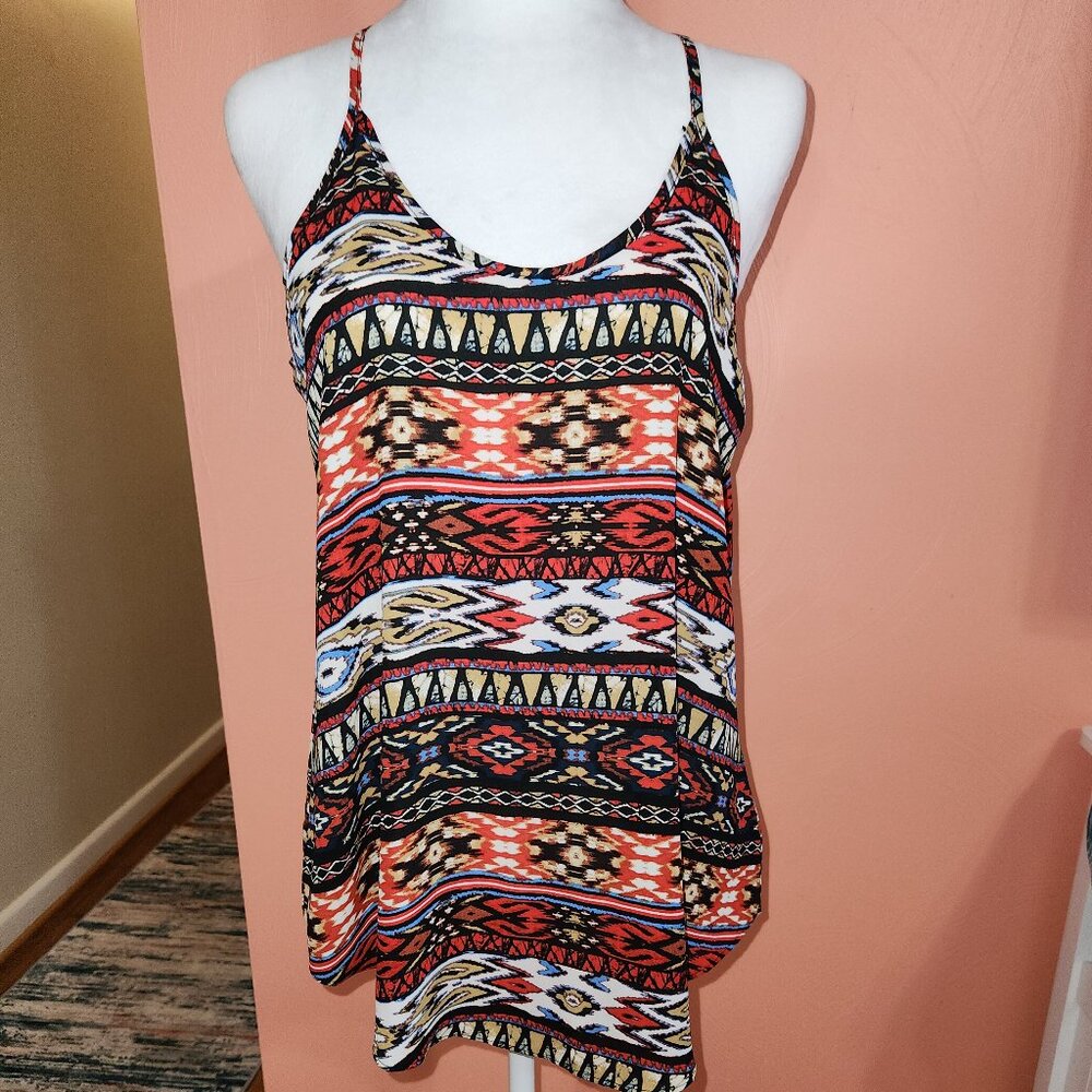 Women's Flowy Sleeveless Camisole-Style Top